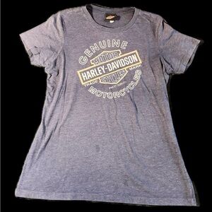 Harley-Davidson Blue Graphic T-Shirt